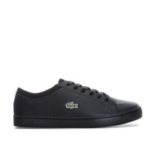 basket lacoste femme noir
