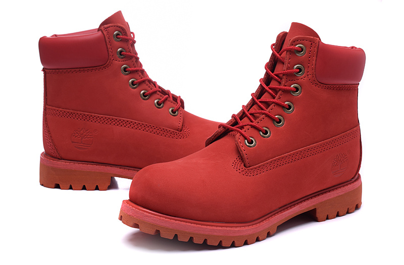 timberland rouge et noir