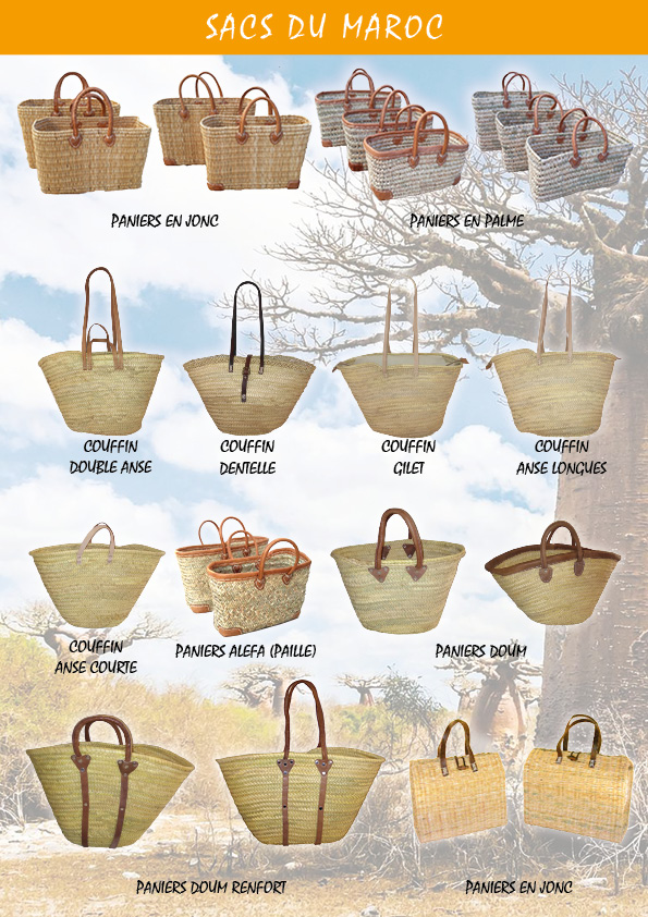 panier paille pas cher