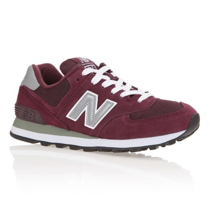 new balance 574 bordeaux bleu