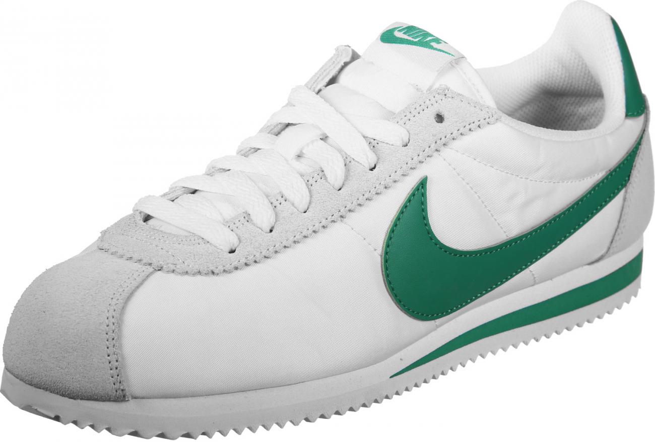 nike cortez nylon verte